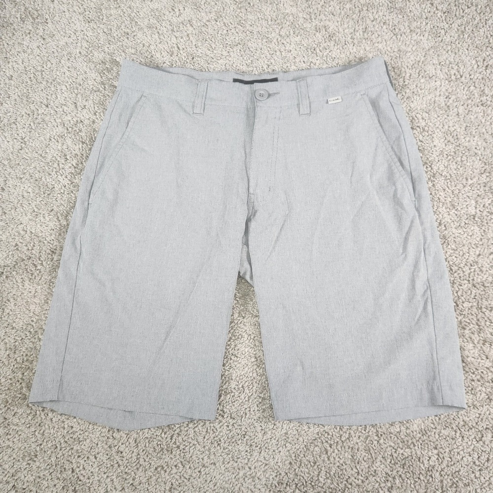 Travis Mathew Shorts Mens 30 Gray Beck‎ 10 Performance Golf Stretch Casual